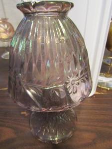 lot 805 image: Fenton fairy light gray and purple