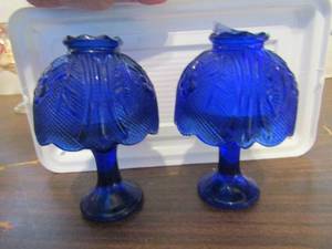 lot 807 image: Set of 2 cobalt blue fairy lights