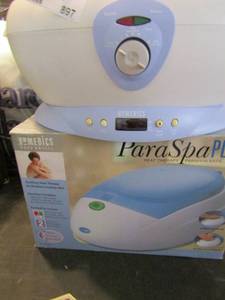 lot 897 image: Homedics Para spa plus wax soothing heat therapy plus Homedics hand was warmer