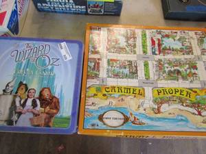 lot 929 image: Carmel Proper first edition board game plus Wizard of Oz trivia game