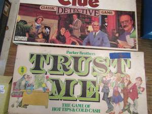 lot 934 image: Clue game 1986 &  Trust Me