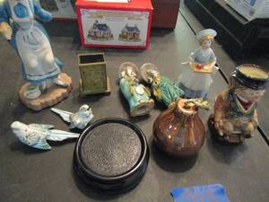 lot 948 image: Toby mug, lefton china nurse figurine, smaller lefton nurse and more