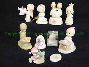 lot 113 image: Jonathon David signed and unsigned Precious Moments by Enesco figurines as shown