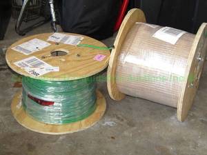 lot 123 image: Republic wire industrial wire spools 6-1C THHNTHWN 19 STR BC 90C 600V GRN, part 6G-0601-04