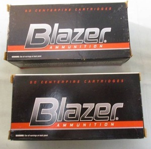 lot 20 image: 2-Boxes Of BLAZER 38-SpecialP, 125Gr. TMJ Cartridges, 50-Rounds-Per Box.