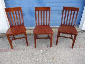 lot 16 image: 3-APPLE-Marty Palermo #400 Kitchen Chairs