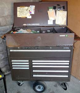 lot 2 image: DONT MISS  Kennedy Matte Brown, Heavy Duty, Rolling Tool Cabinet - EXCELLENT CONDITION - $$$$$