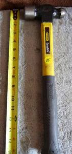 lot 25 image: STANLEY 24 oz. Ball Peen Hammer