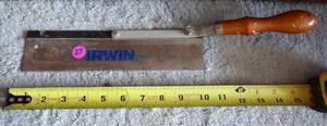 lot 27 image: IRWIN ProTouch 6.5-in Dovetail Cut Door Jamb Saw