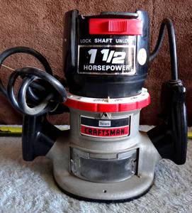 lot 73 image: Sears Craftsman Power Router Model 315.17491 - TESTEDWORKING