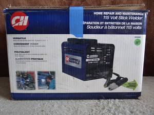 lot 107 image: Campbell Hausfeld 115-Volt Stick Arc Welder - w Welding Rods - WORKS