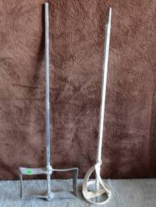 lot 110 image: LOT OF 2 - PAINT MIXING DRILL DRIVE PADDLES
