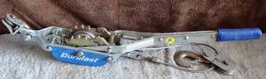 lot 115 image: DURALAST Heavy-Duty Double-Gear Hand Cable Puller