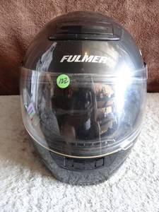 lot 122 image: Fulmer Full Face AF400 Black Adult Small Motorcycle Helmet - DOT