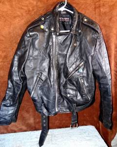 lot 135 image: AWESOME WILSONS THINSOLATE LEATHER BIKERS JACKET - $$$$