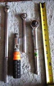 lot 146 image: ASSORTMENT OF SOCKET RACHETS AS SHOWN