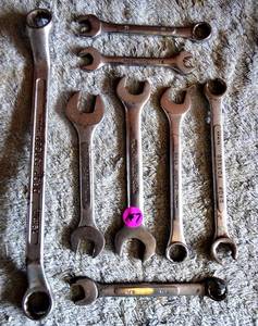 lot 147 image: ASSORTMENT OF COMBINATION WRENCHES AS SHOWN