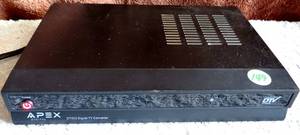 lot 149 image: APEX Digital TV DTV Converter Box DT502 wRemote