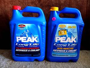 lot 162 image: LOT OF 2 - PEAK ANTI-FREEZE (OPENED BUT FULL)