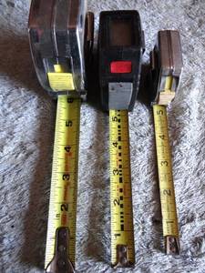 lot 207 image: ASSORTMENT OF MEASURING TAPES