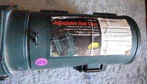 lot 252 image: PLANO ADJUSTABLE FISHING ROD TUBE - FITS 64 UP TO 106