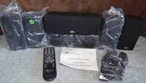 lot 263 image: JVL RESEARCH SURROUND SOUND SPEAKERS - APPEARS UNUSED