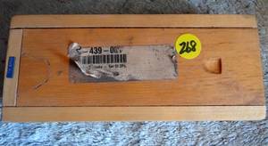lot 268 image: PAIR OF 1-2-3 BLOCKS IN WOODEN STORAGE CASE