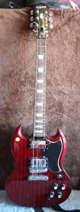lot 277 image: EPIPHONE GUITAR - BEAUTIFUL FINISH & INLAYS