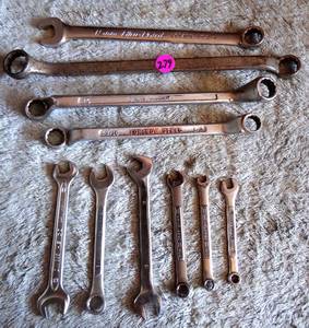 lot 279 image: ASSORTMENT OF COMBINATION WRENCHES AS SHOWN