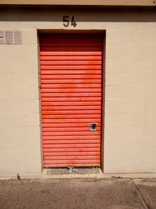lot 300 image: D054 - 6 X 12 STORAGE LOCKER - ASSORTED BOXES, DISNEY, TOTES, & BAGS. FULL UNIT