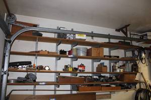 lot 448 image: Contents of two upper shelves