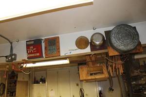 lot 433 image: Contents of hanging parts shields and more see pics