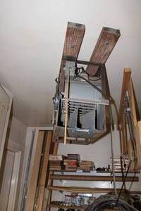 lot 467 image: Ceiling mounted blower fan must bring tools to remove