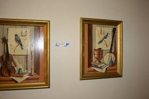 lot 78 image: Wall Art Fishing Print, Scenic Landscape and Bird Prints