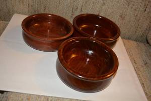 lot 97 image: Wooden Bowls made with Different Woods, Matches Lot 99