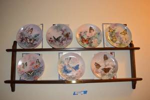 lot 227 image: Butterfly Collectors Plates by Lena Liu