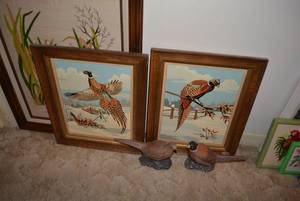 lot 229 image: Pheasant Dcor Lot