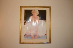 lot 236 image: Marilyn Monroe Framed Poster