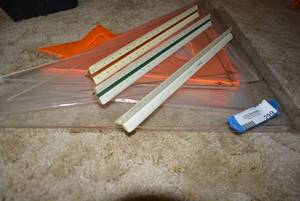 lot 299 image: DraftingTriangles, Fluorescent and Clear Plus Rulers
