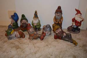 lot 351 image: Ceramic Gnome Collection