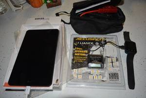 lot 497 image: LG Tablet, Watch, Fitness Meter and Portable Power Pack