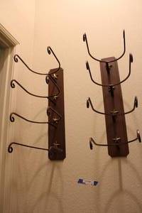 lot 11 image: Pair of Cowboy Hat Racks
