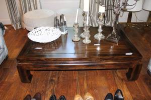 lot 37 image: Ethan Allen Rectangular Dynasty Coffee Table, 60 x 38 x 17