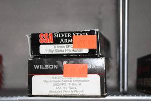 lot 53 image: Ammo 2 boxes of 6.8 mm see pics