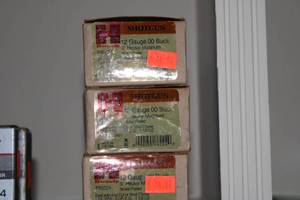 lot 61 image: Ammo 3 boxes of Hornady 12 Gauge 00buck 3 heavy loaded Nickle plated