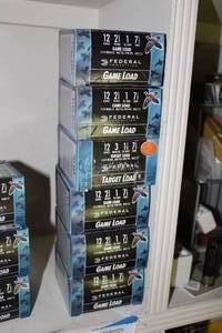 lot 71 image: Ammo 6 boxes of Federal 12 Gauge game and target loads see pics