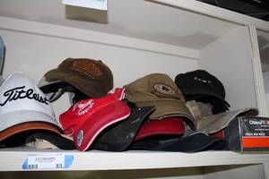 lot 83 image: Truck Gun Mount and Ball Caps and large game zip lock bags
