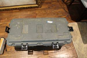 lot 102 image: Plano Storage Trunk, Model 1819 27.4 gallon with triple locking capabilities