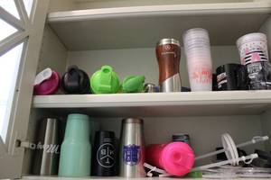lot 129 image: Metal and Plastic Tumblers