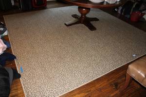 lot 179 image: Area Rug with Animal Print, 10 x 10